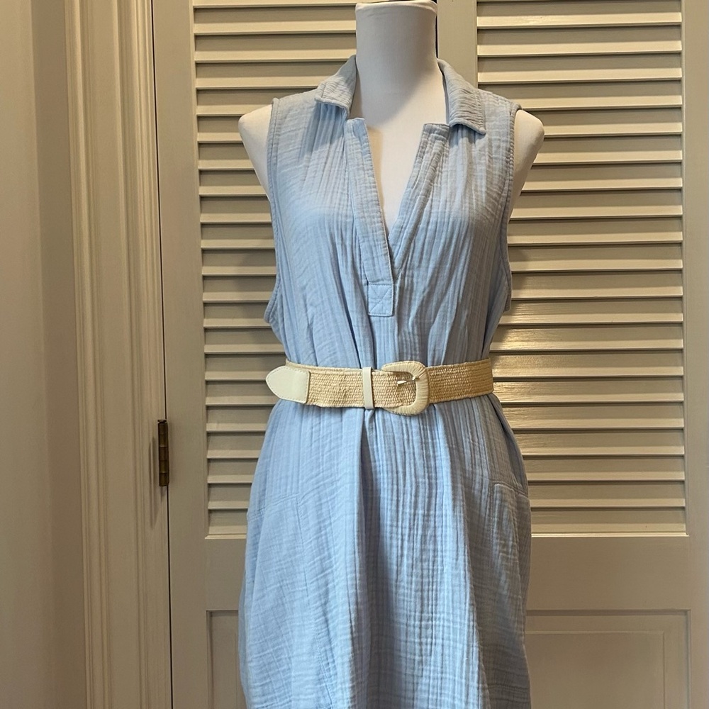 Lou &  Grey Cotton Summer Dress NWT - Picture 6 of 9